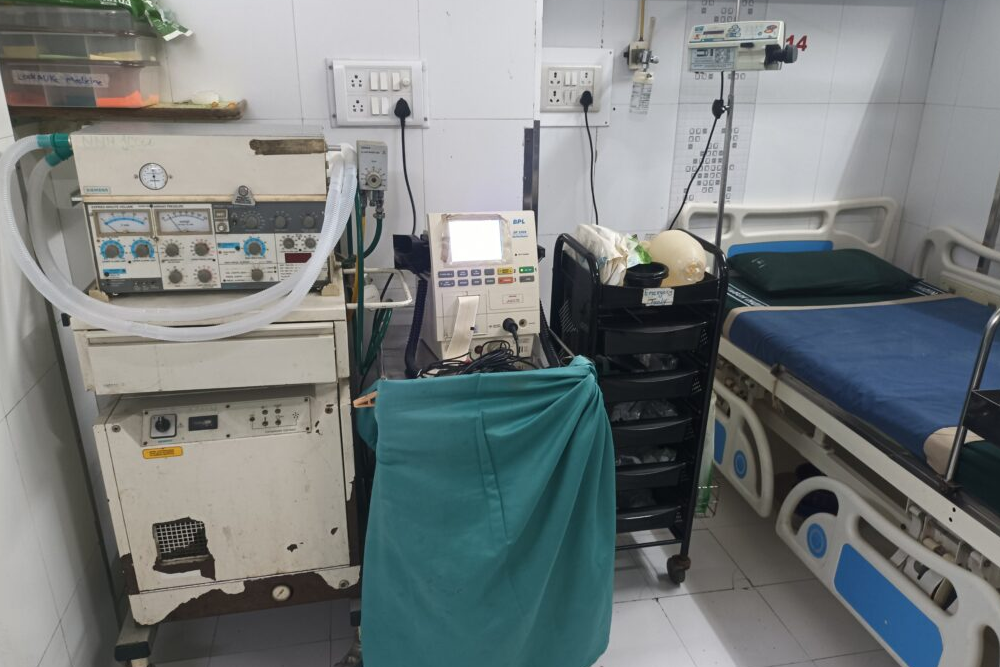Healthcare professional providing patient care